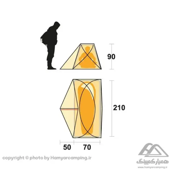 چادر کمپینگ فرینو مدل  TRIVOR 2
